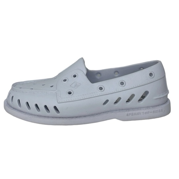 Sperry Top-Sider Shoes Women's 7 White Authentic Original Float Boat Non-Marking - Picture 5 of 13